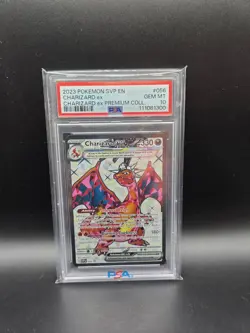 2023 Pokemon Svp En-Sv Black Star Promo Charizard Ex #056 PSA 10 - Image 1