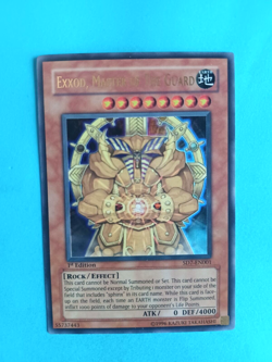 YUGIOH EXXOD, MASTER OF THE GUARD SD7-EN001 1ST ED ULTRA RARE VERY LIGHT PLAY - Image 2