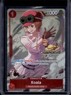 2025 One Piece Event Pack Vol 6 Koala Championship Event Stamp Promo #P-069 - Image 1
