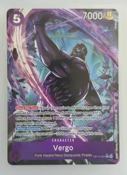 One Piece Vergo (Alternate Art) OP14-061 The Azure Sea's Seven Foil - Image 1