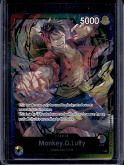 One Piece Monkey.D.Luffy Release Event Leader Rainbow Promo #P - Image 1