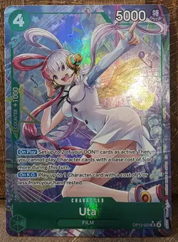 One Piece CCG Uta OP13-023 Alt Art SR - English - NM+ - Image 1