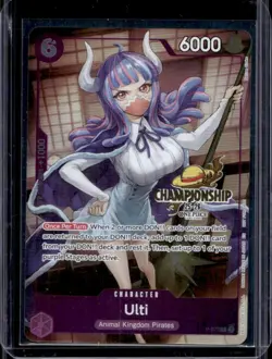 2025 One Piece Event Pack Vol 6 Ulti Championship Event Stamp Promo #P-077 - Image 1