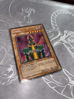 Yu-Gi-Oh Jinzo PSV-000 Ami 1st Edition Secret Rare 2002 Mod./Heav. Played Yugioh - Image 3