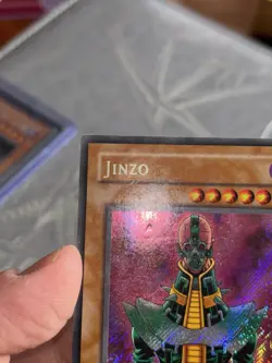 Yu-Gi-Oh Jinzo PSV-000 Ami 1st Edition Secret Rare 2002 Mod./Heav. Played Yugioh - Image 4
