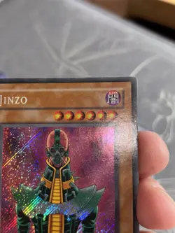 Yu-Gi-Oh Jinzo PSV-000 Ami 1st Edition Secret Rare 2002 Mod./Heav. Played Yugioh - Image 5