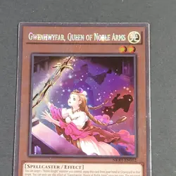 Yugioh - Gwenhwyfar Queen of Noble Arms - NKRT-EN012 - NM/LP, Platinum Rare 2014 - Image 5