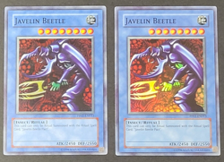 Yugioh TCG - 2x Javelin Beetle - PP01-EN013 - NM - Super Rare - Unlimited - 2007 - Image 1