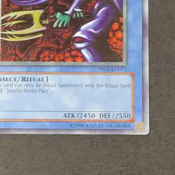 Yugioh TCG - 2x Javelin Beetle - PP01-EN013 - NM - Super Rare - Unlimited - 2007 - Image 4