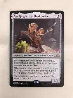 Syr Ginger the Meal Ender MTG Magic the Gathering Card NM Near Mint Wilds WOE - Image 1