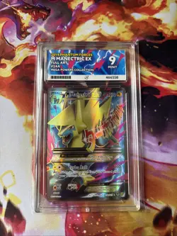 Pokemon M Manectric EX 24a/119 Phantom Forces Promo Card 2014 Ace 9 Graded! - Image 1