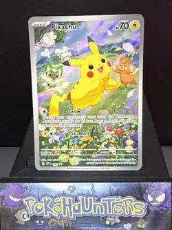 Pokemon Card Pikachu SVP 088 Scarlet & Violet Black Star Promo Light Play - Image 1