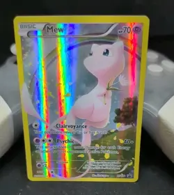 Mew XY110 XY Black Star Promo Holo Foil Pokemon TCG Card LP Condition - Image 1