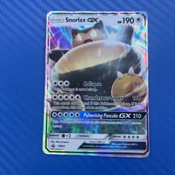 Snorlax GX SM05 Sm Holo Light Play Pokemon TCG Card NM - Image 1
