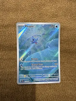 Phione 175/167 Twilight Masquerade Illustration Rare Holo Pokemon Card TCG - Image 1