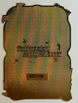 Goddess Story - Halloween Gold Metal Waifu Card - Rem - NUMBERED #37/100 - Image 2