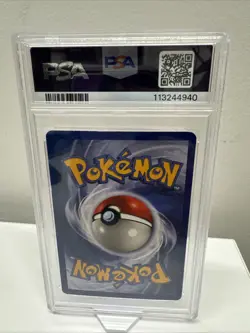 Pokemon TCG Gengar 5/62 Fossil Unlimited Holographic Card PSA 5 - Image 2