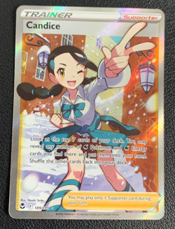 Candice 189/195 Silver Tempest Full Art Trainer Pokemon TCG Card NM - Image 1