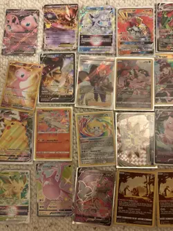 Pokemon Card Collection Lot 283 cards (rare, holo, V, Vmax, Ex, Gx) - Image 1