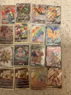 Pokemon Card Collection Lot 283 cards (rare, holo, V, Vmax, Ex, Gx) - Image 2