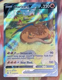 Charizard V - SWSH260 - Pokemon Sword & Shield Promo Ultra Rare Holo Card NM - Image 1