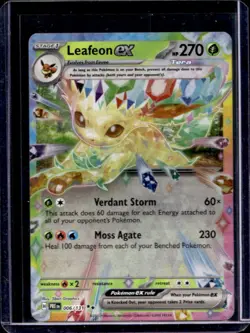 2025 Pokemon Prismatic Evolutions Leafeon ex #006/131 - Image 1