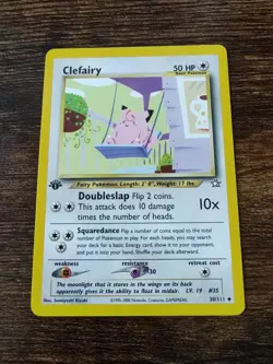 Pokemon Neo Genesis 1st Edition Clefairy 30/111 Non Holo NM-MINT - Image 1