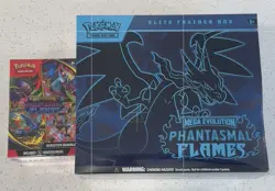 Pokemon Mega Evolution Phantasmal Flames ETB & Booster Bundle-NEW/FACTORY SEALED - Image 3
