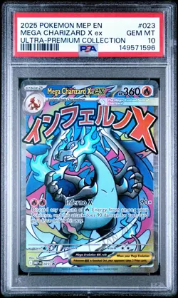 PSA 10 Charizard X Ex 023 Black Star Promo Mega Evolution UPC 2025 English - Image 1