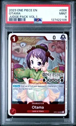 ONE PIECE OTAMA 2023 JUDGE PACK VOLUME 1 #006 PSA 9 - Image 1