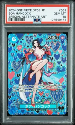 2024 ONE PIECE JAPANESE OP09-EMPERORS IN THE NEW WORLD #051 BOA HANCOCK PSA 10 - Image 1