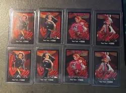 One Piece TCG EB03 DON!! Lot - Nami, Uta, Boa Hancock, Nico Robin (x2)- Heroines - Image 1