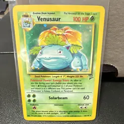 Venusaur 018/130 Base Set 2 1999 Holo Rare 100 HP Pokemon TCG Card - Image 1