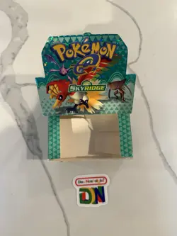 Pokemon Trading Card Game Skyridge EMPTY Booster Box Display WOTC Tcg No packs - Image 1