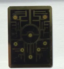 ￼ Ancient Gold Rayquaza Pokemon Card - Image 3