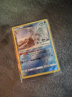Pokemon TCG Alolan Ninetales Reverse Holo Card 28/147 Burning Shadows - Image 1