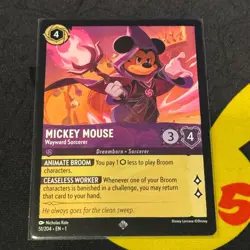 Disney Lorcana The First Chapter Rise of Floodborn Super Rare Non Foil Pick Card - Image 5