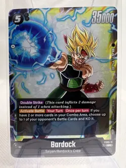 Bardock FS05-11 SR Dragon Ball Super Fusion World TCG Card Game Starter Deck - Image 1
