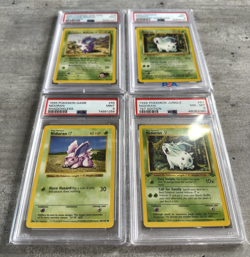Pokemon Nidoran Lot, 4 PSA Graded Cards Reserved for GlutenFreeCards - Image 3