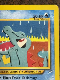 Totodile 85/105 Neo Destiny Common Pokemon Card. - Image 3