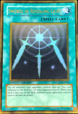 Swords of Revealing Light - GLD1-EN030 Gold Rare Limited YuGIOh TCG Card - Image 1
