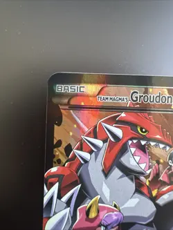 Pokemon Team Magma's Groudon EX Holo Card 15/34 Double Crisis 2015 - Image 2