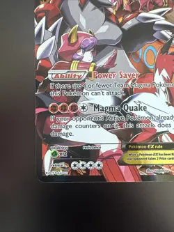 Pokemon Team Magma's Groudon EX Holo Card 15/34 Double Crisis 2015 - Image 4