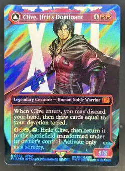 2025 Magic MTG Final Fantasy Clive Ifrit's Dominant Ifrit BL SF Surge Foil #0530 - Image 1