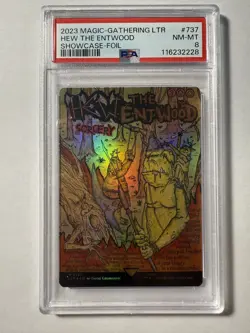 Hew the Entwood #737 Showcase LOTR PSA 8 NM-MT - Image 2