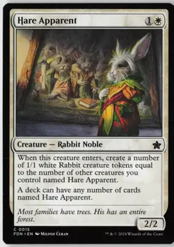Hare Apparent (15) - Normal - Foundations (FDN) - NM - Image 1