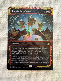 Empty the Warrens Foil R0043 MTG SOA Secrets of Strixhaven NM - Image 1