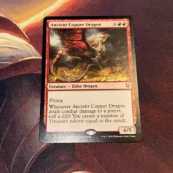 Ancient Copper Dragon X1 Mtg Baldur’s Gate Nm - Image 1