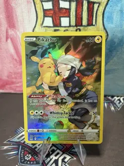 Pokemon Pikachu TCG Full Art Ultra Rare Card TG05/TG30 - Image 1
