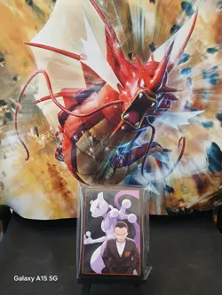 Pokemon Destined Rivals ETB Sleeves Giovanni And Mewtwo Sealed - Image 1